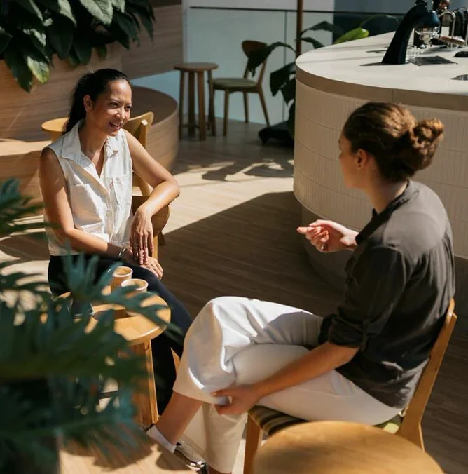 A one-to-one mentoring conversation